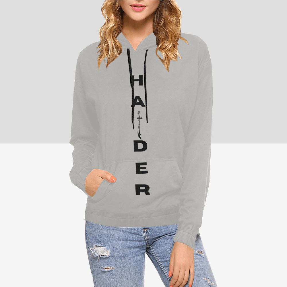Women's Shia Islamic Hoodie - Haider English Text | Modest Streetwear