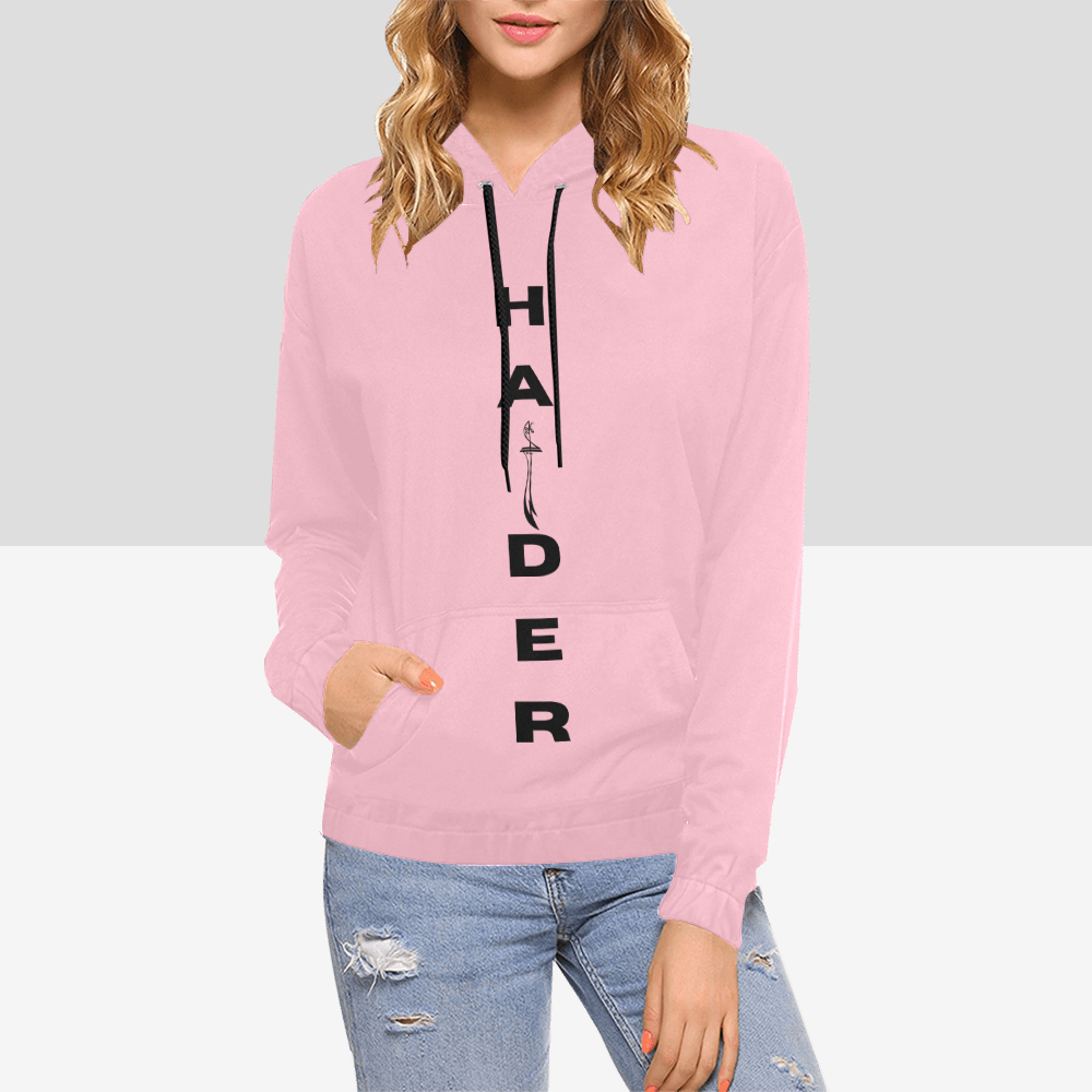Women's Shia Islamic Hoodie - Haider English Text | Modest Streetwear