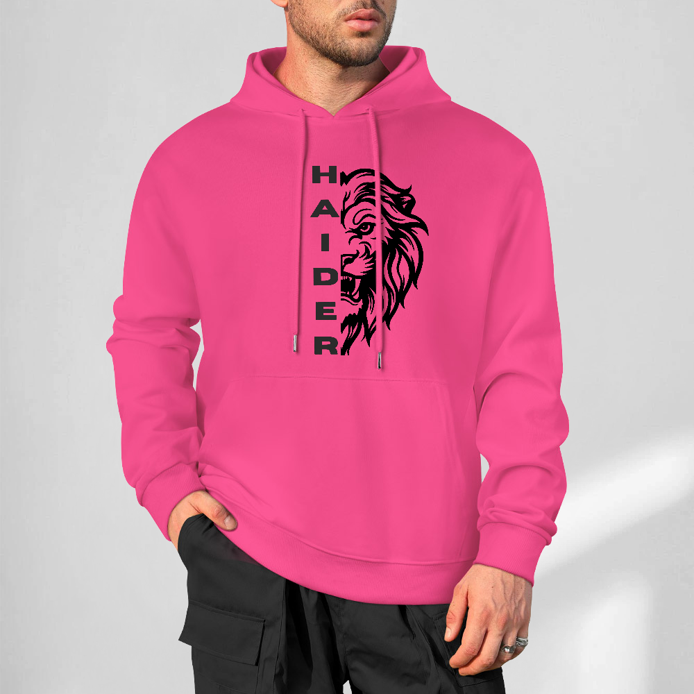 Men's Islamic Hoodie - Haider/Lion | Pure Cotton Streetwear