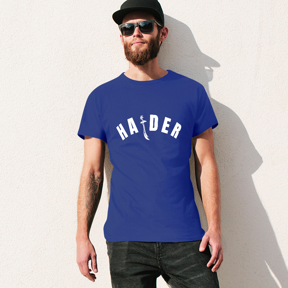 Men's Loose Fit T-Shirt - Haider | Pure Cotton Streetwear Tee