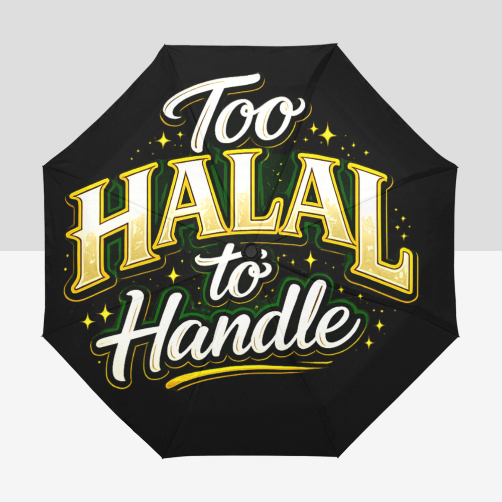 Islamic Umbrella - Too Halal To Handle | Auto-Foldable Umbrella