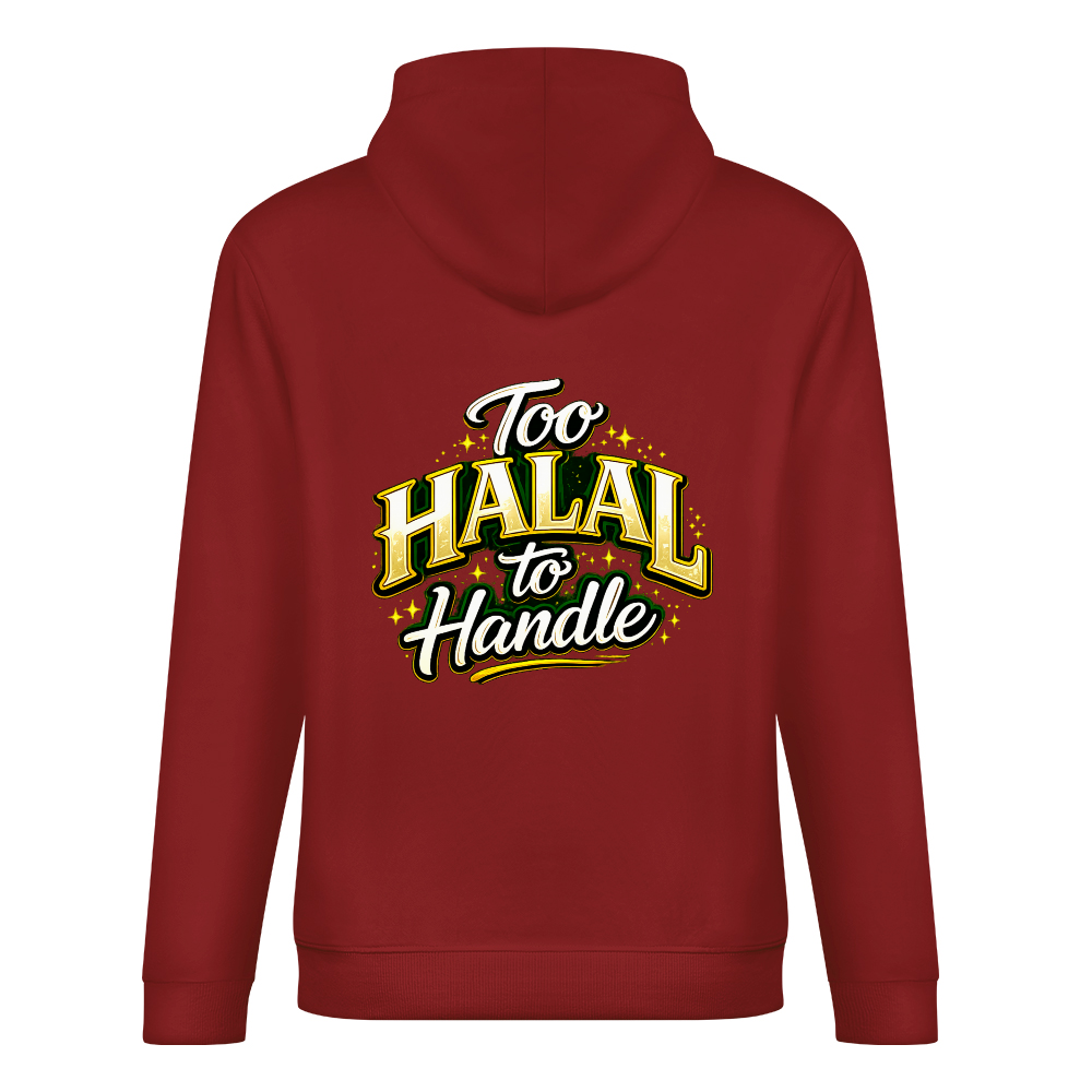 Men's Hoodie - Too Halal To Handle | Pure Cotton Streetwear