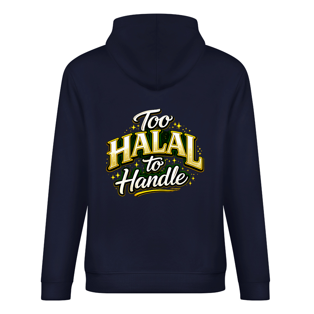 Men's Hoodie - Too Halal To Handle | Pure Cotton Streetwear