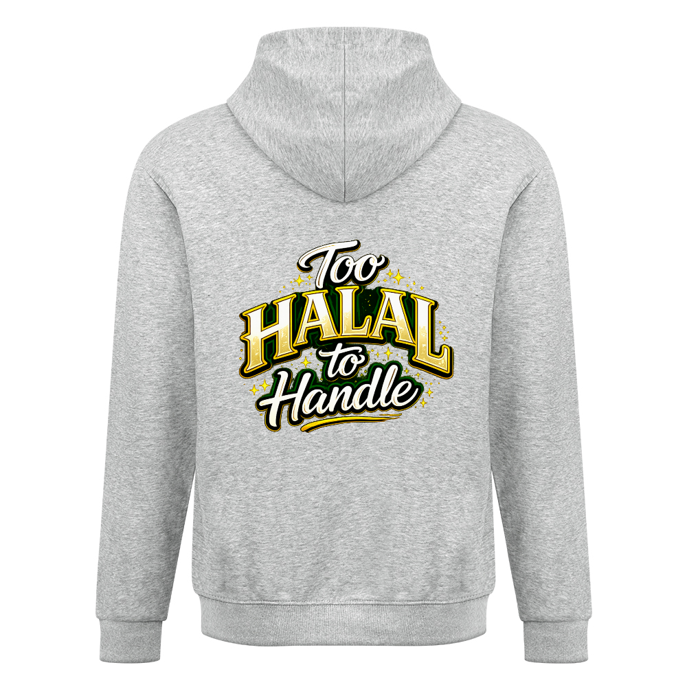Men's Hoodie - Too Halal To Handle | Pure Cotton Streetwear