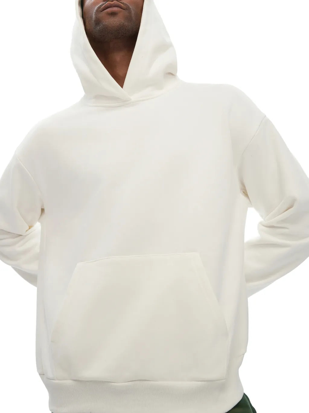 Oversize-Heavyweight-Fleece-Hoodie-customisable-in-black-white- khaki