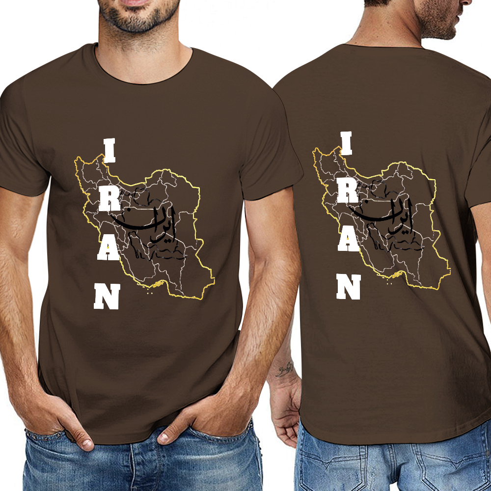 Men's T-Shirt  - IRAN | Pure Cotton Streetwear Graphic Tee