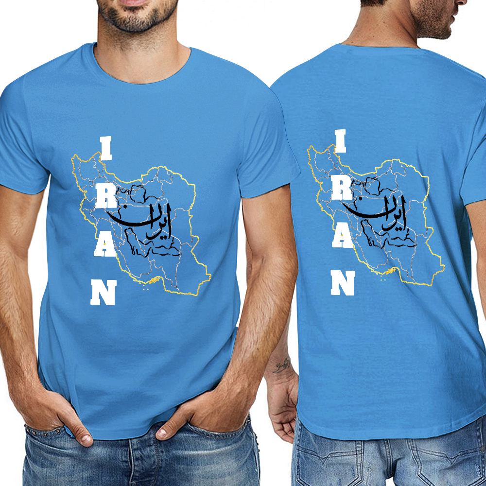 Men's T-Shirt  - IRAN | Pure Cotton Streetwear Graphic Tee