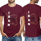 Men's T-Shirt  - IRAN | Pure Cotton Streetwear Graphic Tee
