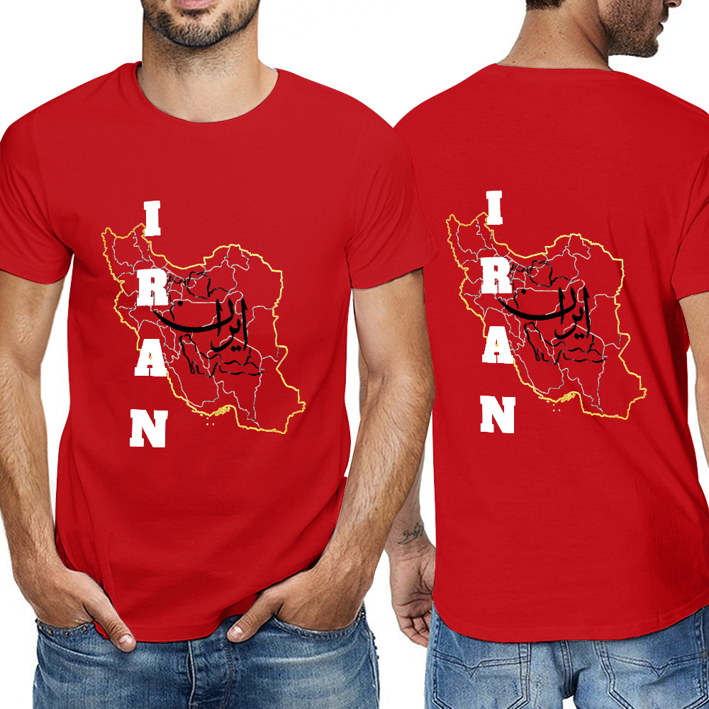 Men's T-Shirt  - IRAN | Pure Cotton Streetwear Graphic Tee