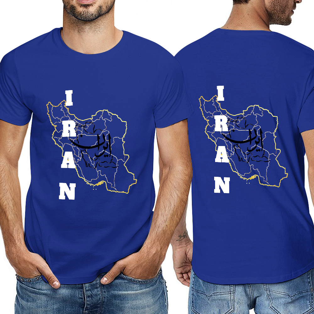 Men's T-Shirt  - IRAN | Pure Cotton Streetwear Graphic Tee