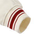 Contrast Raglan Sleeve Baseball Jacket