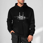 mens-cotton-hoodie-with-kabba-print-in-pink-black-white-purple-babyblue-apricot-grey-bordeux-magenta-crimson-navy
