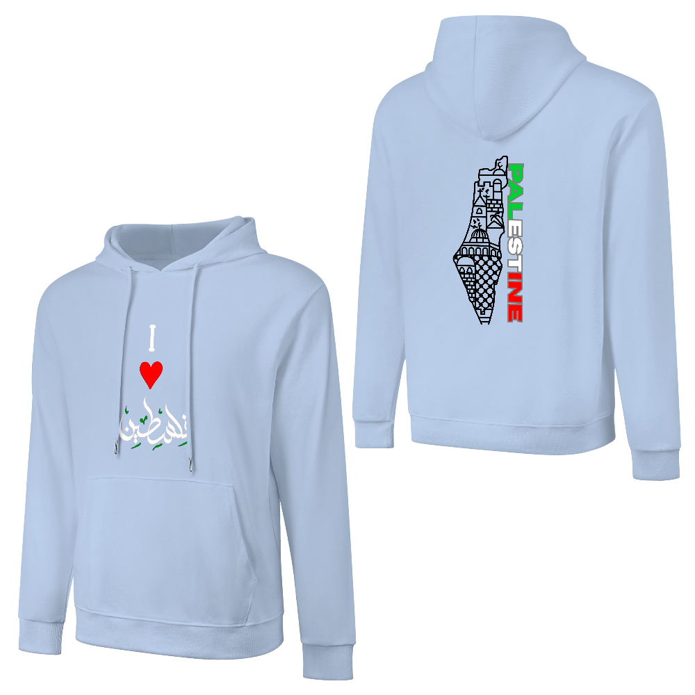 mens-cotton-hoodie-in-black-grey-white-maroon-crimson-purple-lightblue-navy-apricot-magenta-i-love-palestine-sizes-small-5xl