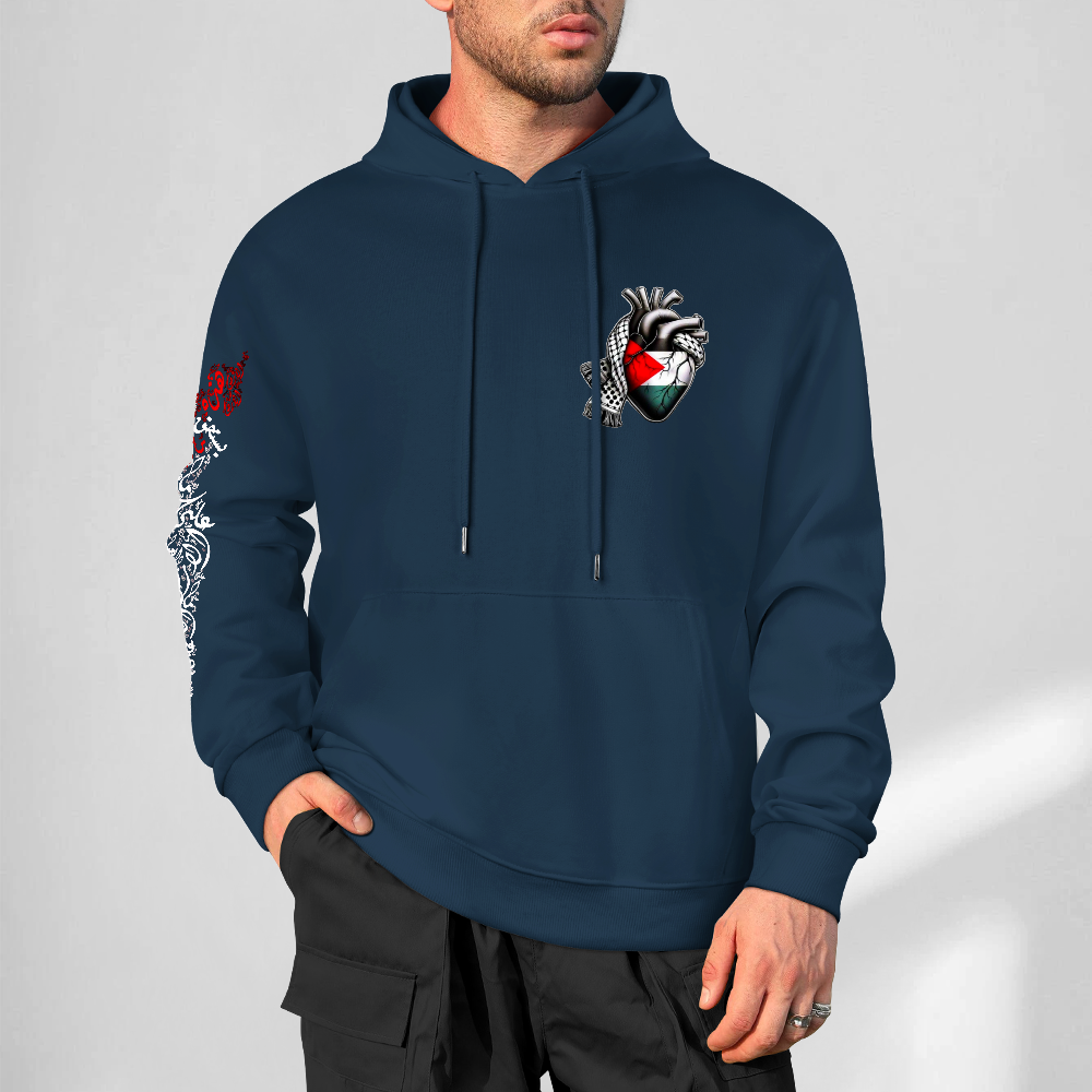 mens-cotton-hoodie-in-black-grey-white-maroon-crimson-purple-lightblue-navy-apricot-magenta-palestine