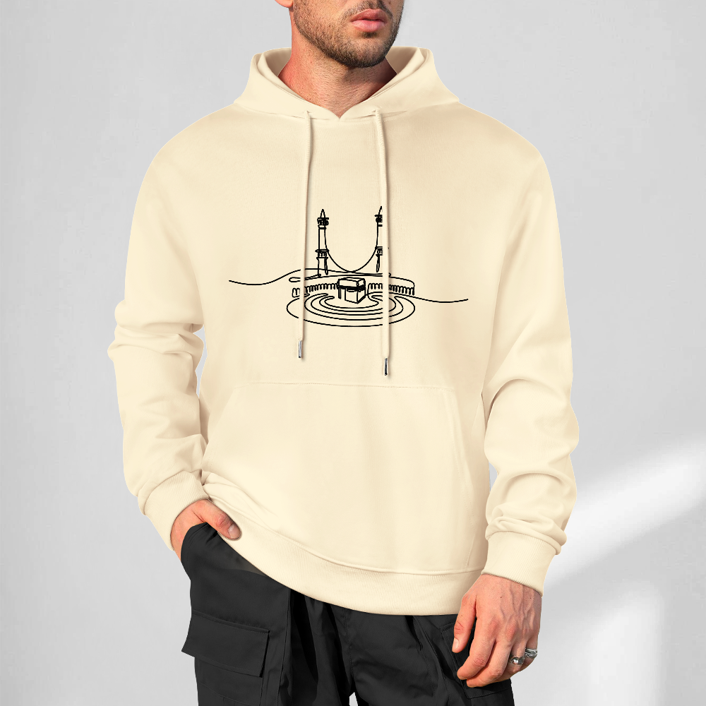 mens-cotton-hoodie-with-kabba-print-in-pink-black-white-purple-babyblue-apricot-grey-bordeux-magenta-crimson-navy-greyblue