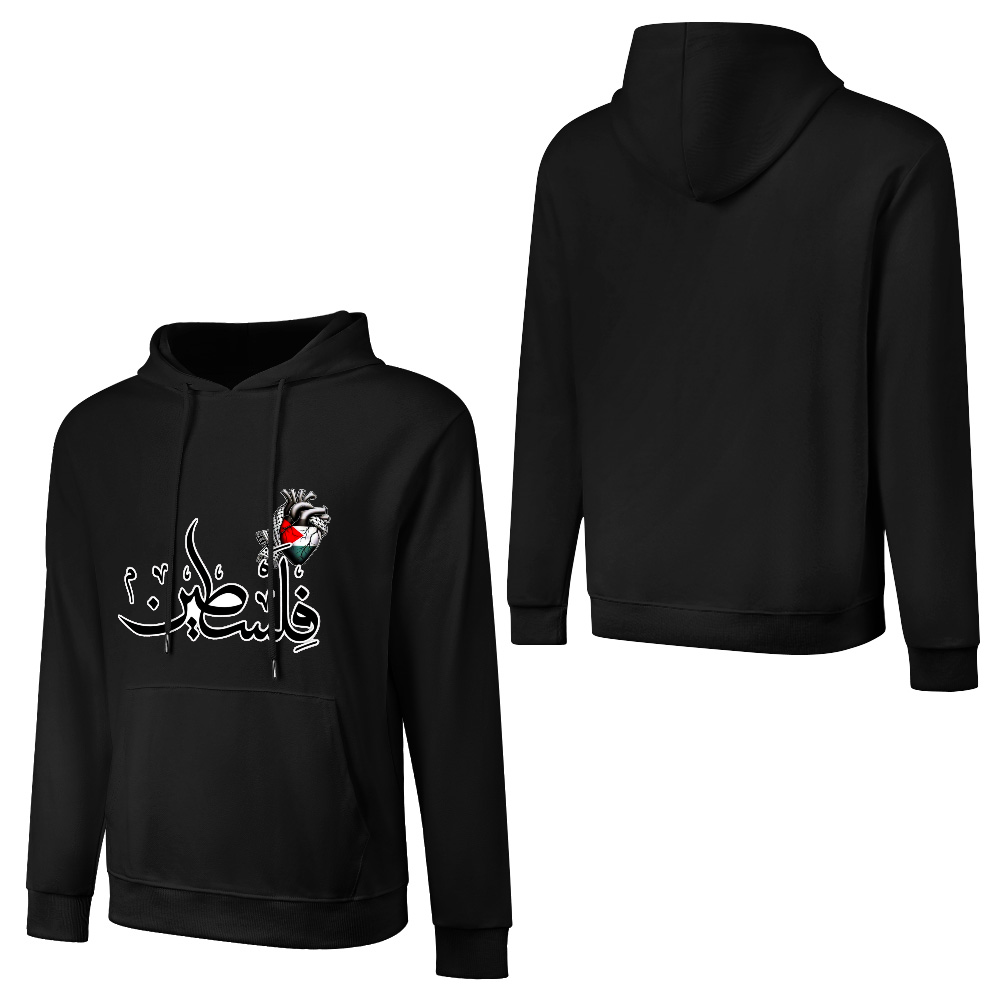 mens-cotton-hoodie-in-black-grey-white-maroon-crimson-purple-lightblue-navy-apricot-magenta-palestine