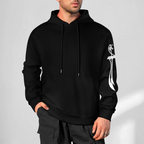 Mens-cotton-hoodie-with-zulfiqar-in-black