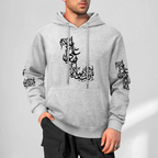 Mens-cotton-hoodie-with-man-kunta-mola-print-in-grey