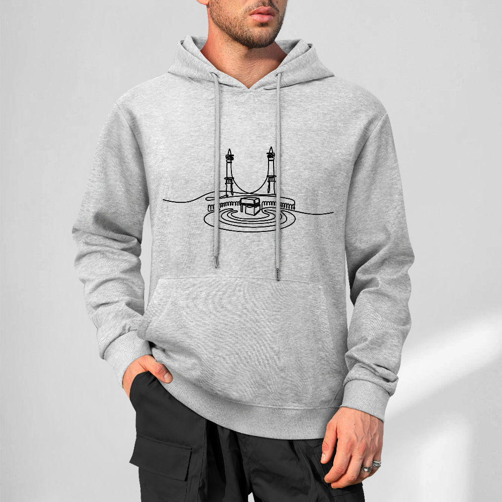 mens-cotton-hoodie-with-kabba-print-in-pink-black-white-purple-babyblue-apricot-grey-bordeux-magenta-crimson-navy