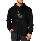 Mens-cotton-hoodie-with-manunta-mola-print-in-black-gold
