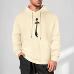 Mens-cotton-hoodie-with-zulfiqar-in-apricot