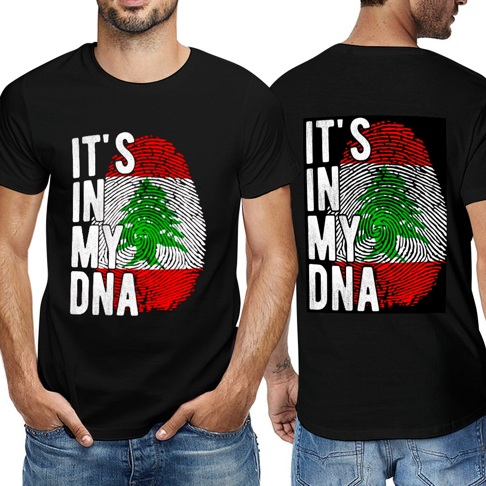 mens-cotton-tshirt-with-lebanon-print-in-colours-black-light-blue-dark-blue-beige-military-green