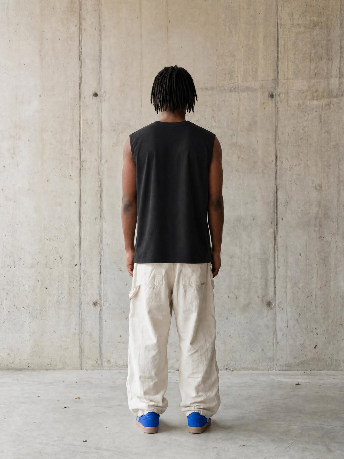 Men's-Sleeveless-Cotton-Tank-Top-in- black-white-gray-customisable