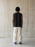 Men's-Sleeveless-Cotton-Tank-Top-in- black-white-gray-customisable