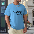 men's-loose-fit-cotton-t-shirt-with-rafidhi-in-black-yellow-white-blue-darkblue-grey-pink-greyblue-purple-maroon-coffee-brown-apricot