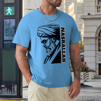 men's-loose-fit-cotton-t-shirt-with-hassan-nasrallah-in-black-yellow-white-blue-darkblue-grey-pink-greyblue-purple-maroon-coffee-brown-apricot