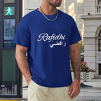men's-loose-fit-cotton-t-shirt-with-rafidhi-in-black-yellow-white-blue-darkblue-grey-pink-greyblue-purple-maroon-coffee-brown-apricot