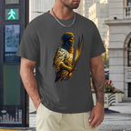 men's-loose-fit-cotton-t-shirt-with-ali-warrior-haider-arabic-text-in-black-yellow-white-blue-darkblue-grey-pink-greyblue-purple-maroon-coffee-brown-apricot