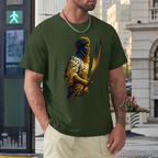 men's-loose-fit-cotton-t-shirt-with-ali-warrior-haider-arabic-text-in-black-yellow-white-blue-darkblue-grey-pink-greyblue-purple-maroon-coffee-brown-apricot