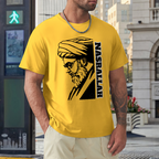 men's-loose-fit-cotton-t-shirt-with-hassan-nasrallah-in-black-yellow-white-blue-darkblue-grey-pink-greyblue-purple-maroon-coffee-brown-apricot