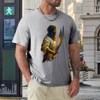 men's-loose-fit-cotton-t-shirt-with-ali-warrior-haider-arabic-text-in-black-yellow-white-blue-darkblue-grey-pink-greyblue-purple-maroon-coffee-brown-apricot