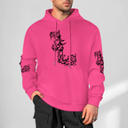 Mens-cotton-hoodie-with-man-kunta-mola-print-in-pink
