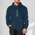Men's Islamic Hoodie - Hasbunallahu Wa Ni’mal Wakeel in Arabic Text | Pure Cotton Streetwear