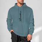 Men's Islamic Hoodie - Hasbunallahu Wa Ni’mal Wakeel in Arabic Text | Pure Cotton Streetwear