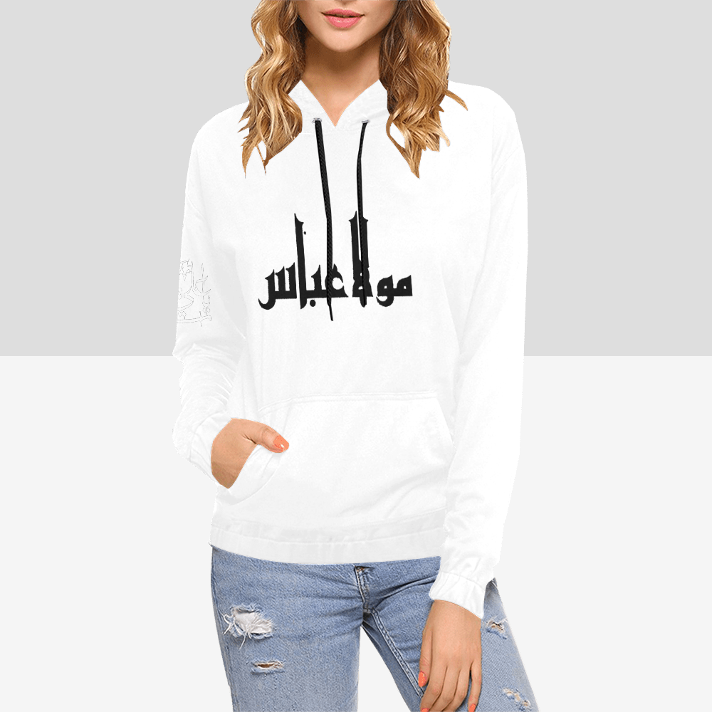 Women's Shia Islamic Hoodie - Mawla Abbas| Modest Streetwear