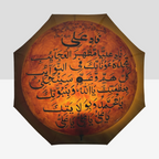 Islamic Umbrella - Nad E Ali in Arabic Text | Auto-Foldable Umbrella
