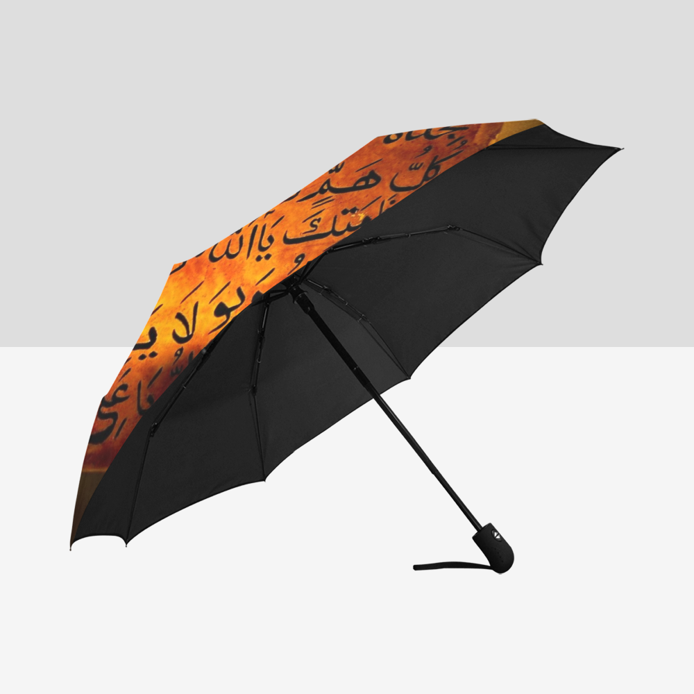 Islamic Umbrella - Nad E Ali in Arabic Text | Auto-Foldable Umbrella