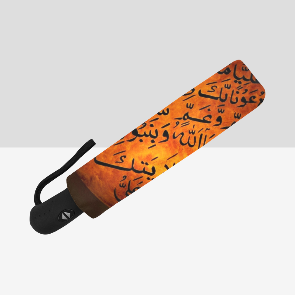 Islamic Umbrella - Nad E Ali in Arabic Text | Auto-Foldable Umbrella