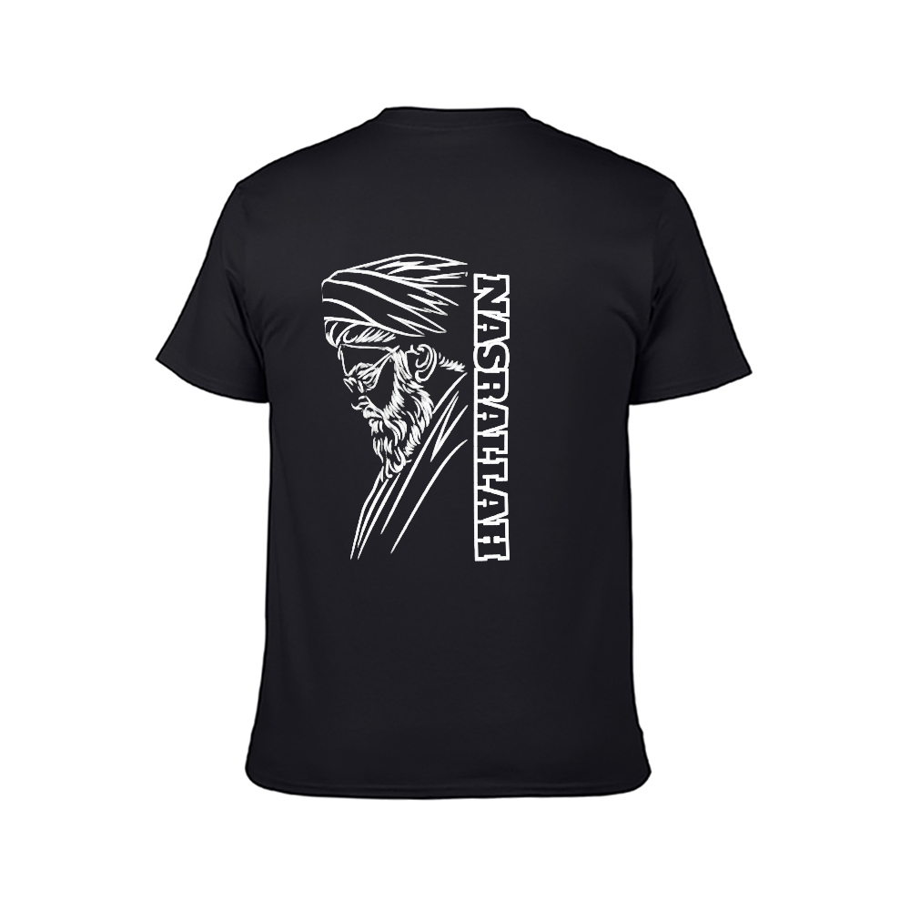 Men's T-Shirt - Nasrallah | Pure Cotton Streetwear Graphic Tee