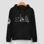Mens Hoodie - Palestine in Arabic Text | Pure Cotton Streetwear