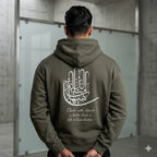 Unisex Pure Cotton Heavyweight High Collar Hoodie - "313 Death With Dignity Is Better Than A Life Of Humiliation"