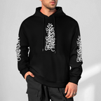 Men's Islamic Hoodie - Punjtan Pak | Pure Cotton Streetwear