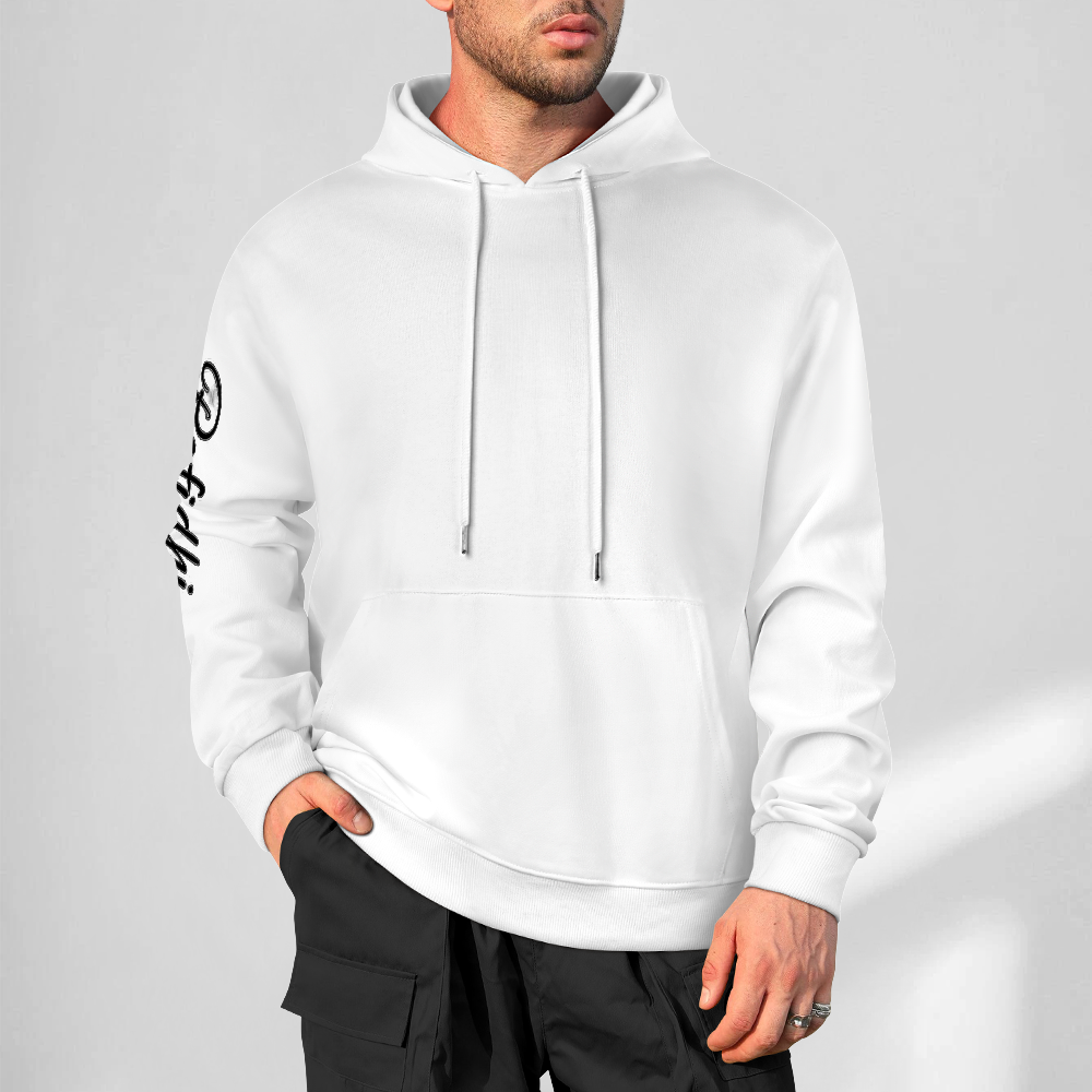 Men's Shia Islamic Hoodie - Rafidhi in English/Arabic Text | Pure Cotton Streetwear