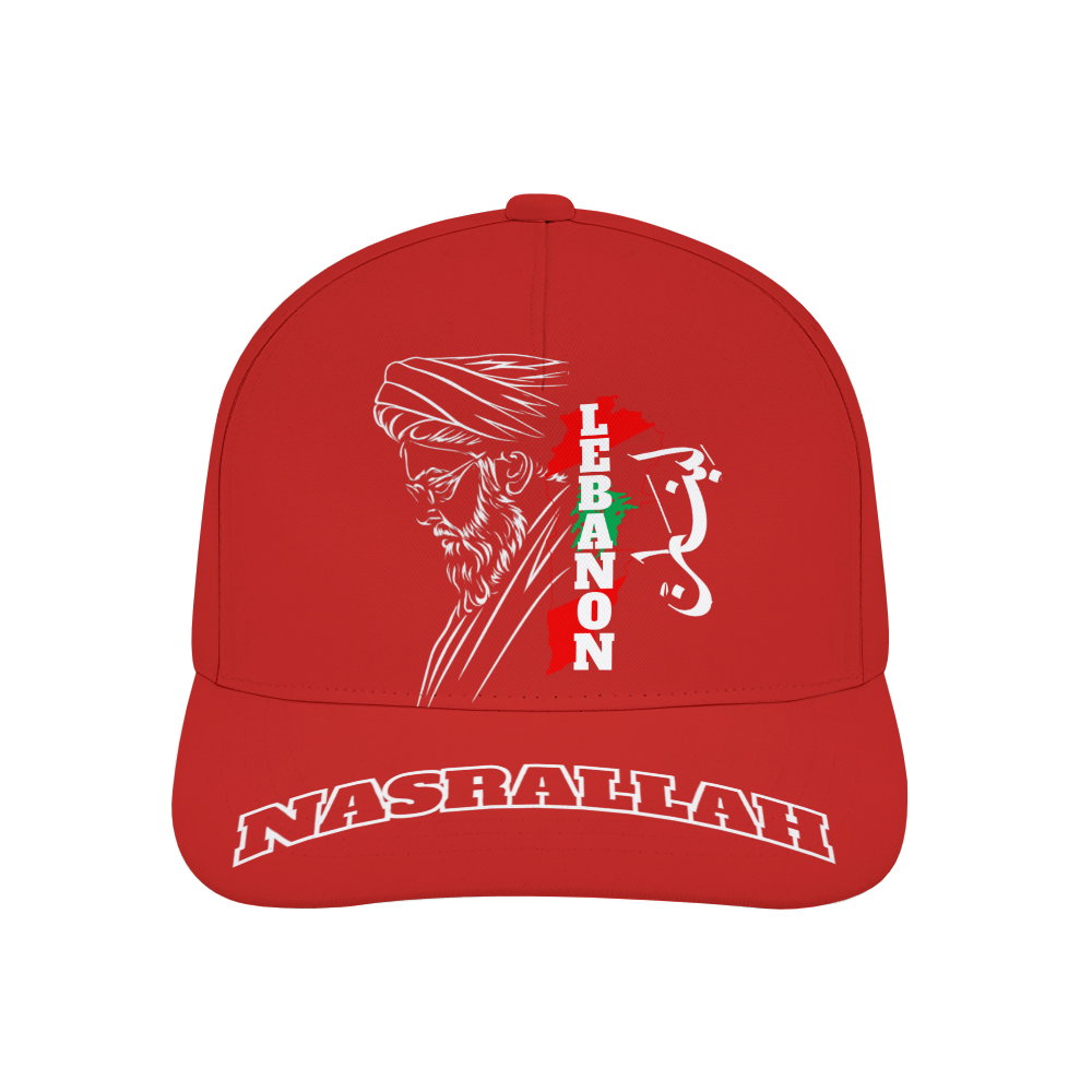 unisex-baseball-cap-in-black-white-grey-red-green-pink-lightblue-darkblue-nasrallah-lebanon