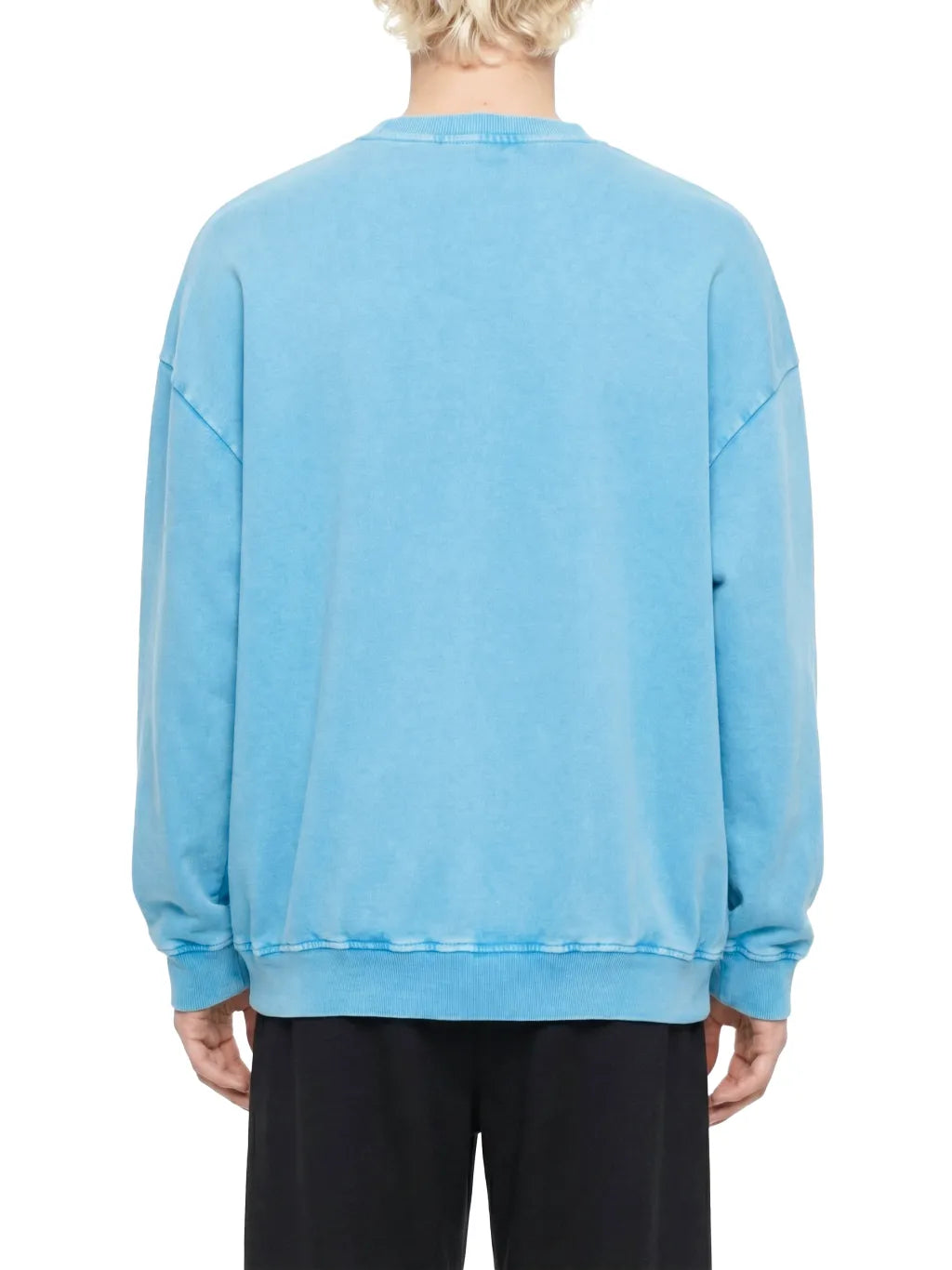 Unisex-snow-washed-oversized-sweatshirt-in-blue-black-khaki-army green-red-pink-white
