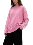 Unisex-snow-washed-oversized-sweatshirt-in-blue-black-khaki-army green-red-pink-white